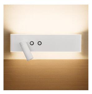 Faretto da parete LED RESORT LED/10W/230V + LED/3W, bianco, sinistro