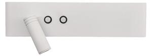 Faretto da parete LED RESORT LED/10W/230V + LED/3W, bianco, sinistro