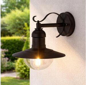 Brilagi - Lampada da parete esterna MOLDE 1xE27/60W/230V IP44 nera