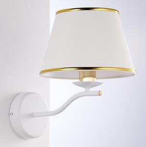 Jupiter 2086 - Lampada da parete SAMBA 1xE27/15W/230V bianco/oro
