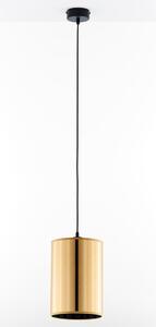 Jupiter 2090 - Lampadario sospeso a cavo CORTINA 1xE27/15W/230V oro/nero