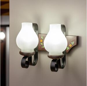 Brilagi - Applique QUEEN 2xE14/40W/230V faggio/wenge
