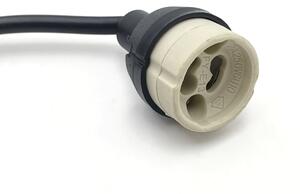 Brilagi - Lampada a sospensione con cavo CRISPINA 1xGU10/10W/230V nera