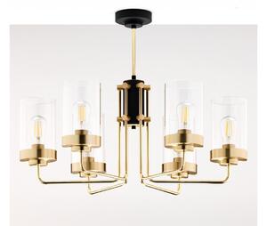 Jupiter 2089 - Lampadario a stelo RAMIREZ 6xE27/15W/230V oro/nero