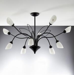 Jupiter 2056 - Lampadario a stelo GLORIOSA 10xG9/14W/230V nero