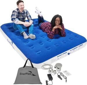 Materasso con pompa incorporata - Letto gonfiabile portatile per interni ed esterni