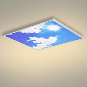 Brilagi - Plafoniera LED SLIMFRAME SKY LED/58W/230V 60x60 cm argento/blu