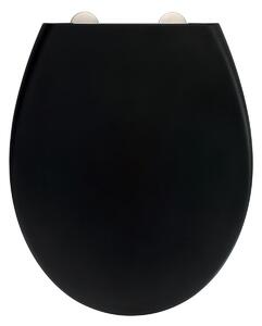 Copriwater ovale Universale Ikaria WENKO plastica termoindurente nero