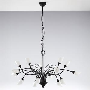 Jupiter 2057 - Lampadario a catena GLORIOSA 15xG9/14W/230V nero