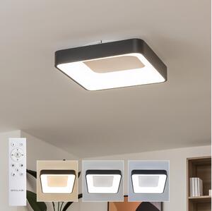 Brilagi - plafoniera LED dimmerabile FALCON II LED/80W/230V 40x40 cm nera + telecomando
