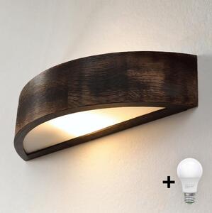 Brilagi - Applique LED CARVALHO SMOKEY 1xE27/60W/230V rovere