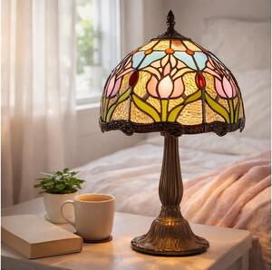 Brilagi - Lampada da tavolo in stile Tiffany LORAS 1xE14/40W/230V