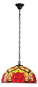 Brilagi - Lampadario in stile Tiffany a catena GARLAN 2xE27/60W/230V