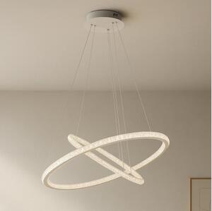 Lampadario LED dimmerabile a sospensione con cavo LED/150W/230V 3000-6500K + telecomando
