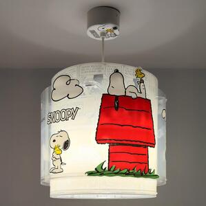 Dalber 76302 - Lampadario per cameretta SNOOPY 1xE27/15W/230V bianco/rosso