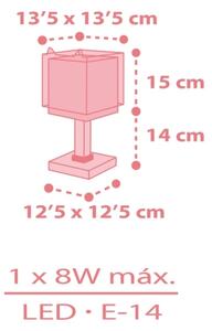 Dalber 64581N - Lampada LED per bambini LITTLE FOX 1xG4/4W/230V rosa