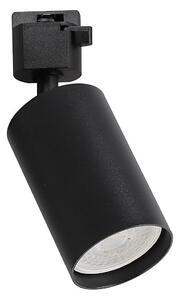Faretto per sistema a binario monofase TIGER 1xGU10/10W/230V, nero