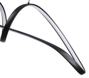 Brilagi-LED Lampada a sospensione dimmerabile su cavo TWISTER LED/60W/230V 3000-6000K nera + telecomando