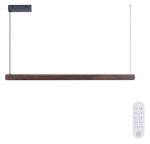 Immax NEO 07300L-LED Lampada a sospensione dimmerabile su cavo MADEIRA 26 W/230 V Wi-Fi Tuya 122 cm noce