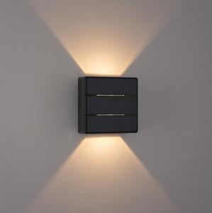 Immax 08520L - Applique da esterno a LED LUXLINE 6W/230V 3000K IP54 nero