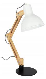Lampada da tavolo 1xE27/40W/230V bianca/nera