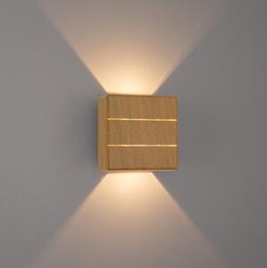 Immax 08522L - Lampada da parete per esterni LUXLINE LED/6W/230V 3000K IP54 rovere