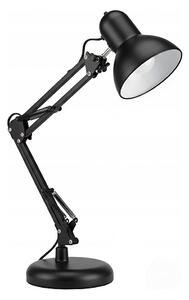 Lampada da tavolo con clip 2 in 1, 1xE27/60W/230V, nera