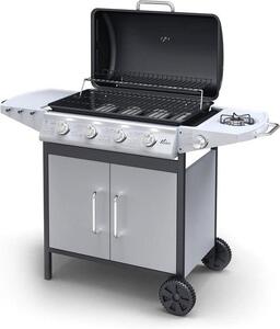 Grill a gas - Cucina esterna - Cucina esterna - Sistema di fiamma del tamer - 64x38 cm Grill - Nero