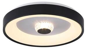 Searchlight 89735-38BK - Lampada da soffitto dimmerabile LED POLKA 24W/230V + 6W, diametro 38,5 cm, nera