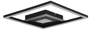 Searchlight 44250BK - plafoniera da soffitto LED dimmerabile QUADRATE LED/24W/230V 36x36 cm