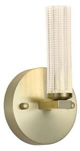 Searchlight 10371SB - Applique da parete per bagno LED dimmerabile ABERDEEN LED/7W/230V IP44 ottone