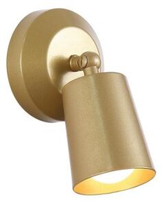 Searchlight 23340GO - Applique da parete LED ricaricabile e dimmerabile CONE LED/1,5W/5V, dorata