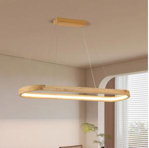 Brilagi - Lampada a sospensione con cavo UMEA WOOD LED/40W/230V 90x22 cm legno
