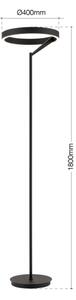 Orion - Lampada da terra dimmerabile a LED KOLK LED/40W/230V 2700/4000K nera
