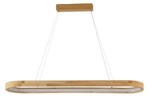 Brilagi - Lampada a sospensione con cavo UMEA WOOD LED/40W/230V 90x22 cm legno
