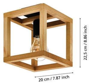 Eglo 32146 - Plafoniera BLACKCROWN 1xE27/40W/230V