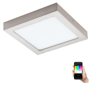 Eglo 33319 - Plafoniera LED RGBW dimmerabile FUEVA-C LED/15,6W/230V 22,5x22,5 cm