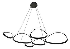 Lampadario LED sospeso su cavo PETRA LED/58W/230V 4000K nero
