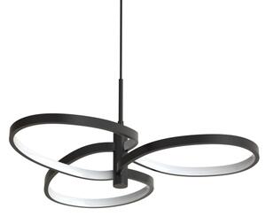 Lampadario LED a sospensione con cavo RIBBON LED/25W/230V 4000K nero