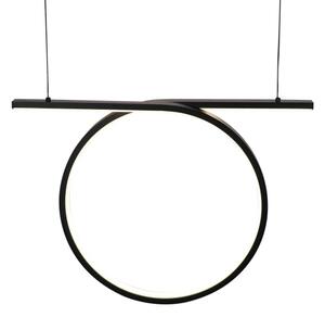 Lampadario a sospensione su cavo ODETTA LED/30W/230V 4000K nero