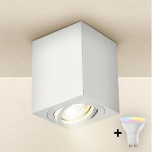 Brilagi - Faretto LED RGBW dimmerabile MIA 1xGU10/4,8W/230V 100x80 mm bianco