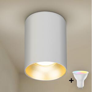 Brilagi - Faretto LED RGBW dimmerabile TRINE 1xGU10/4,8W/230V bianco/oro