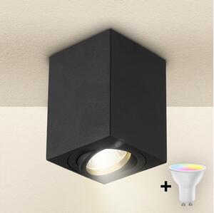 Brilagi - Faretto dimmerabile a LED RGBW MIA 1xGU10/4,8W/230V 100x80 mm nero