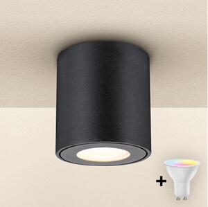 Brilagi - Lampada da bagno LED RGBW dimmerabile MIA 1xGU10/4,8W/230V 84x80 mm nera IP54