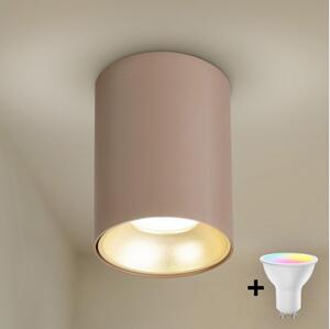 Brilagi - Faretto LED RGBW dimmerabile TRINE 1xGU10/4,8W/230V beige/dorato