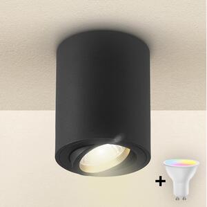 Brilagi - Faretto LED RGBW dimmerabile MIA 1xGU10/4,8W/230V 100x80 mm nero