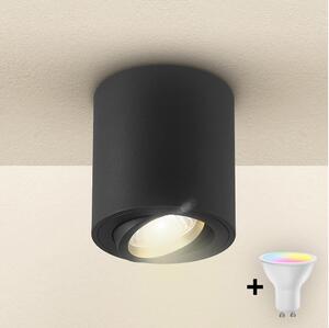 Brilagi - Faretto LED RGBW dimmerabile MIA 1x GU10/4,8W/230V 84x80 mm nero