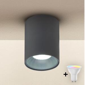 Brilagi - Faretto LED RGBW dimmerabile TRINE 1xGU10/4,8W/230V antracite