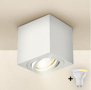 Brilagi - Faretto LED RGBW dimmerabile MIA 1xGU10/4,8W/230V 84x80 mm bianco