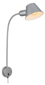 Briloner 2089-014 - Lampada da parete flessibile BRELLO 1xE27/10W/230V cromo opaco